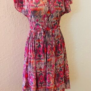 Weston‎ Wear Multicolor Geometric Mini Dress